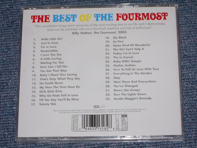 画像: THE FOURMOST - THE BEST OF  / 2005 EU   OPENED STYLE BRAND NEW  CD 