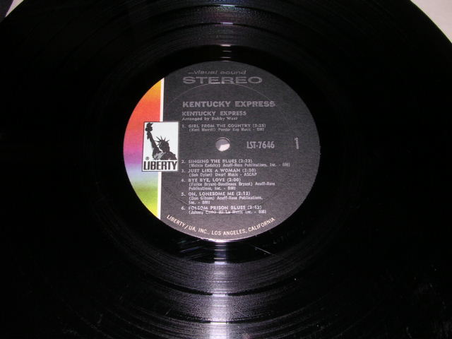 画像: KENTUCKY EXPRESS - KENTUCKY EXPRESS  / 1969 US ORIGINAL LP 