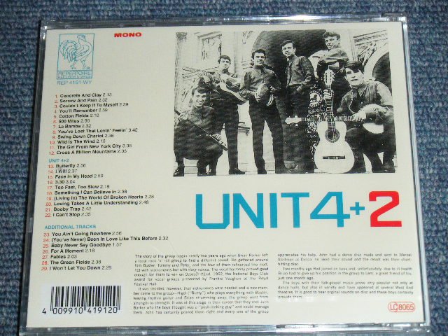 画像: UNIT 4+2 - CONCRETE AND CLAY + UNIT 4+2 ( 2 in 1 + Bonus Tracks ) / 1991 GERMAN Brand New SEALED CD 