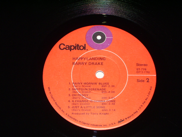 画像: BARRY DRAKE  -  HAPPYLANDING  / US ORIGINAL  LP 