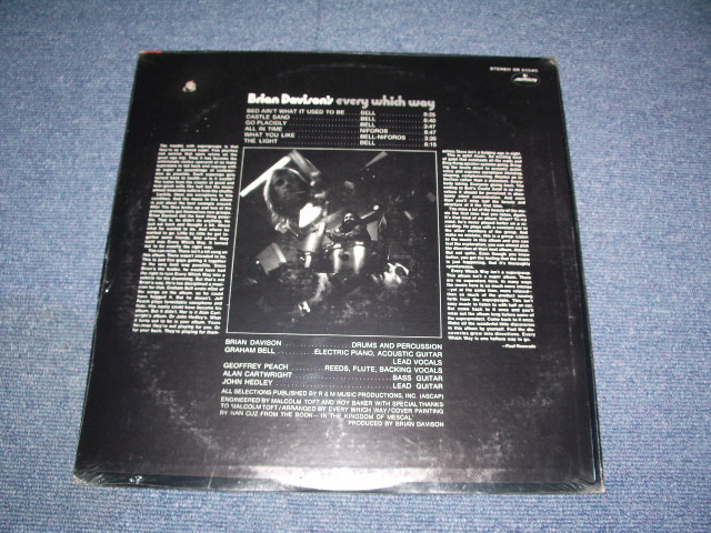 画像: BRIAN DAVISON ( of THE NICE'S DRUMMER ) - BRIAN DAVISON'S EVERY WHICH WAY /  1970  UK ORIGINAL Sealed  LP 