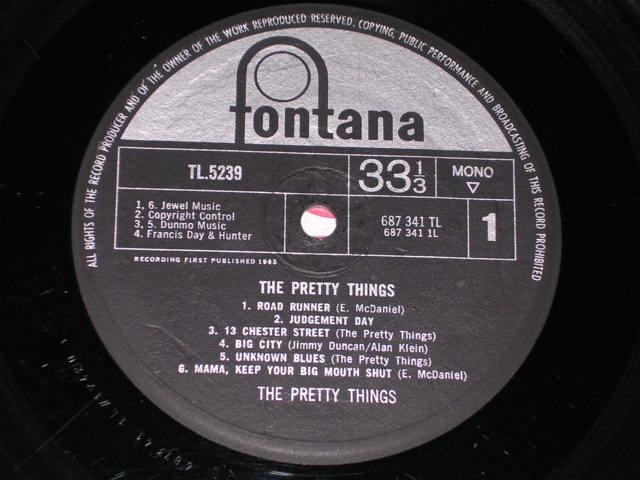 画像: THE PRETTY THINGS - THE PRETTY THINGS / 1965 UK ORIGINAL MONO LP 