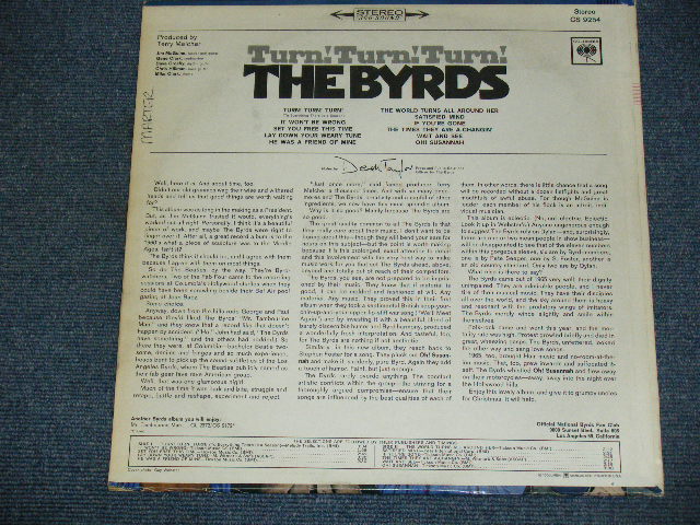 画像: BYRDS, THE - TURN! TURN! TURN! / 1965 US ORIGINAL '360 Sound Stereo' Used LP 