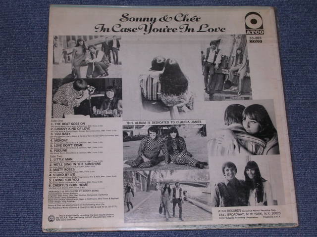 画像: SONNY & CHER - IN CASE YOU'RE IN LOVE  / 1967 US ORIGINAL MONO LP With TITLE STICKER on FRONT 
