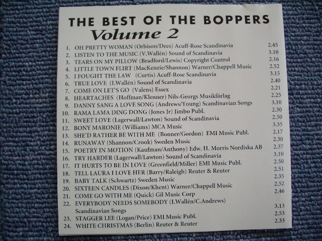 画像: BOPPERS, THE - THE BEST OF THE BOPPERS VOL.2 / 1991 SWEDEN ORIGINAL CD
