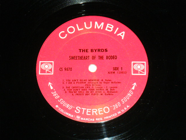 画像: THE BYRDS - SWEET HEART OF THE RODEO / 1968 ORIGINAL 360 Sound Stereo LP