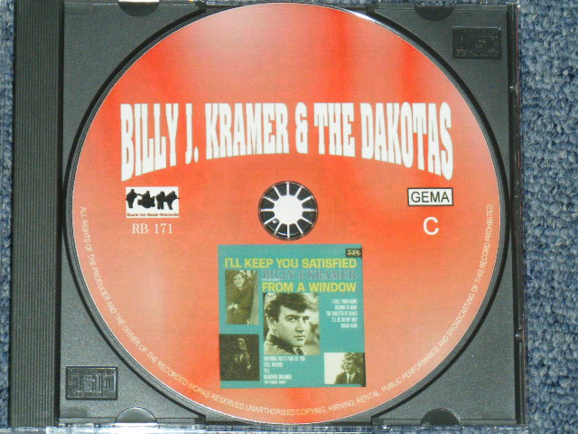 画像:  BILLY J. KRAMER with THE DAKOTAS  - LISTEN... BEST OF 1963-87 / GERMAN Brand New CD-R 