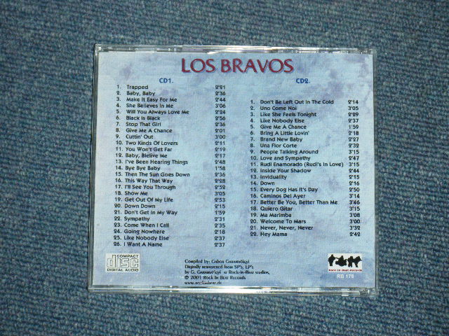 画像: LOS BRAVOS - THE UK YEARS BEST OF 66-87  / GERMAN Brand New 2 CD-R 