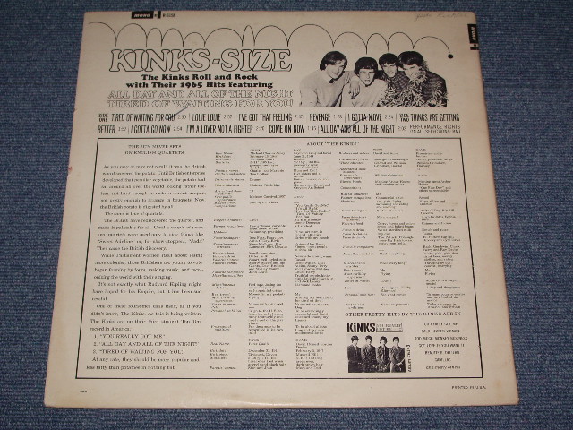 画像: THE KINKS - KINKS-SIZE / 1965 US ORIGINAL MONO LP 