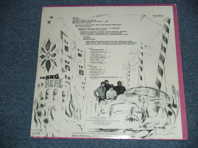 画像: THE BAG - REAL / 1968   US ORIGINAL Brand New SEALED  LP 