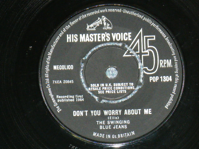 画像: THE SWINGING BLUE JEANS - YOU'RE NO GOOD   / 1964 UK ORIGINAL 7"SINGLE
