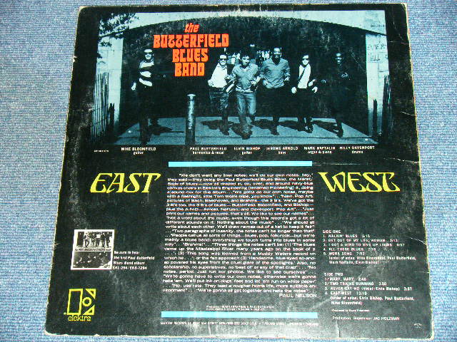 画像: BUTTERFIELD BLUES BAND - EAST WEST (VG, Ex/ Ex Looks:VG++) /1966 US ORIGINAL White Label Promo MONO LP