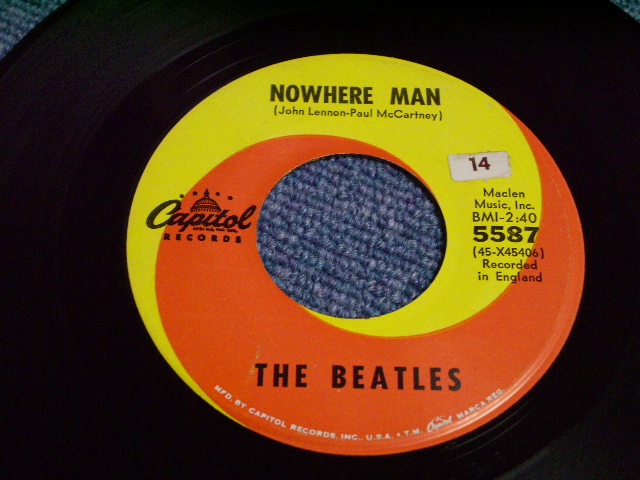 画像: BEATLES - NOWHERE MAN / US 7" SINGLE ORIGINAL  With PS