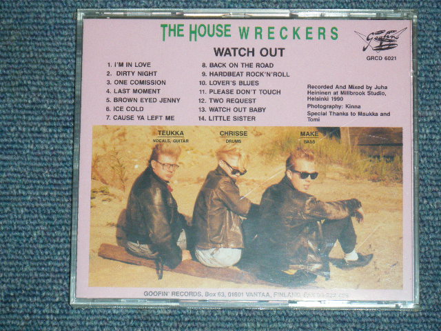 画像: THE HOUSE WRECKERS - WATCH OUT / 1990 FINLAND ORIGINAL 1st Press Jacket Brand New Sealed CD  