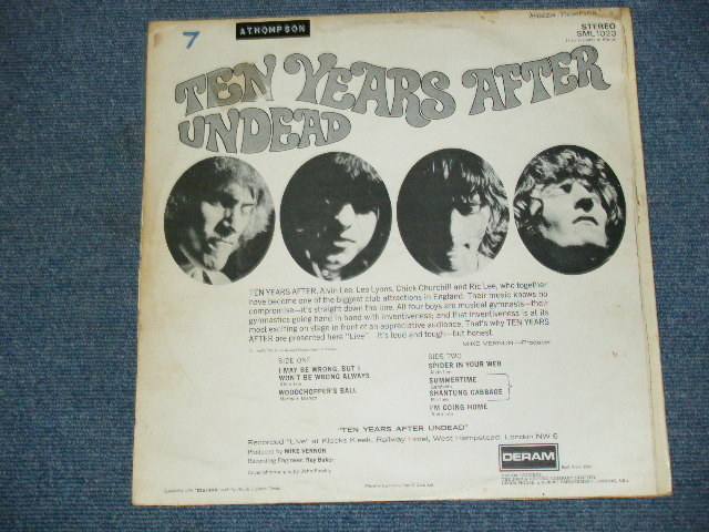 画像: TEN YEARS AFTER - UNDEAD / 1968 UK ORIGINAL LP 