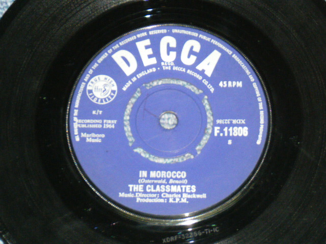 画像: THE CLASSMATES - IN MOROCCO  / 1964 UK ORIGINAL 7"Single