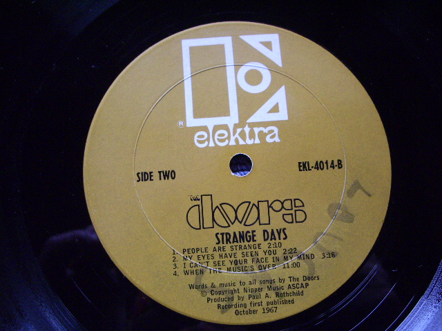 画像: THE DOORS - STRANGE DAYS   / 1967 US ORIGINAL MONO LP 