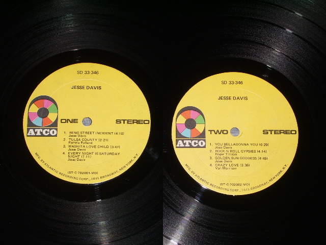 画像: JESSE DAVIS  - JESSE DAVIS  / 1970 US AMERICA  ORIGINAL Used LP 