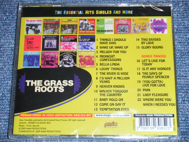 画像: THE GRASS ROOTS - THE ESSENTIAL HITS SINGLE AND MORE (SEALED)/ 2009 FRANCE ORIGINAL "Brand New Sealed" CD