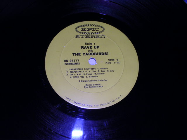画像: THE YARDBIRDS - HAVING A RAVE UP / 1965 US ORIGINAL STEREO LP 