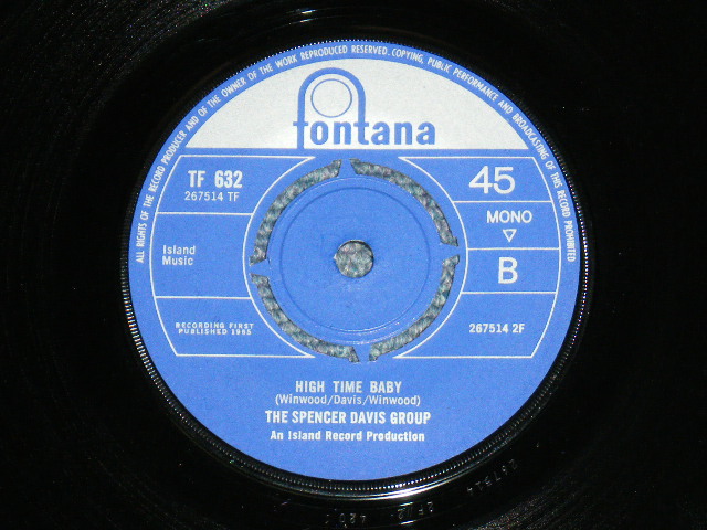 画像: SPENCER DAVIS GROUP - KEEP ON RUNNING / 1965  UK ORIGINAL 7"Single
