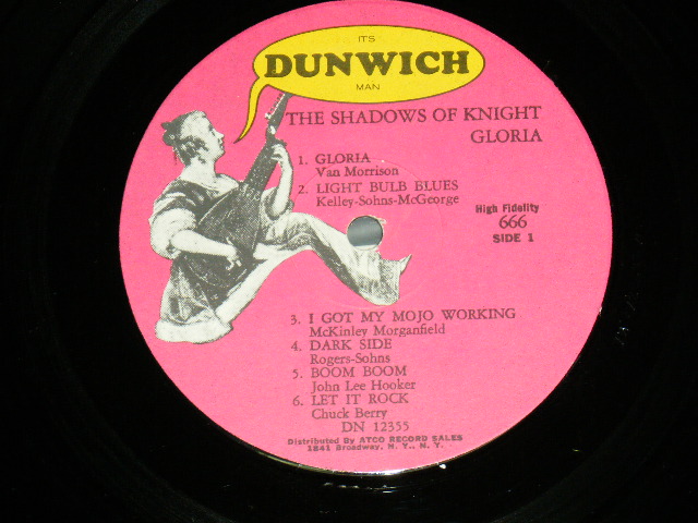 画像: THE SHADOWS OF KNIGHT - GLORIA ( Ex-/Ex+++) / 1966  US ORIGINAL UN-SILHOUETTE Label MONO LP 