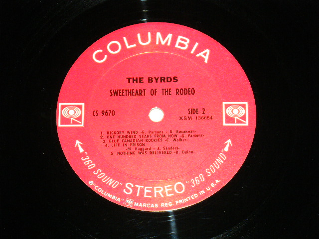 画像: THE BYRDS - SWEET HEART OF THE RODEO / 1968 ORIGINAL 360 Sound Stereo LP