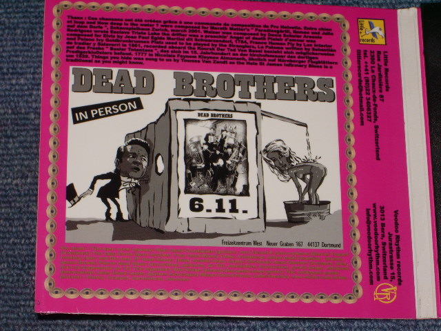 画像: DEAD BROTHERS - DAY OF THE DEAD / 2002 SWIZTERLAND Brand New CD DIGI-PACK  