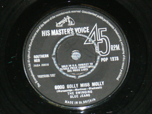 画像: THE SWINGING BLUE JEANS - GOOD GOLLY MISS MOLLY / 1964 UK ORIGINAL 7"SINGLE
