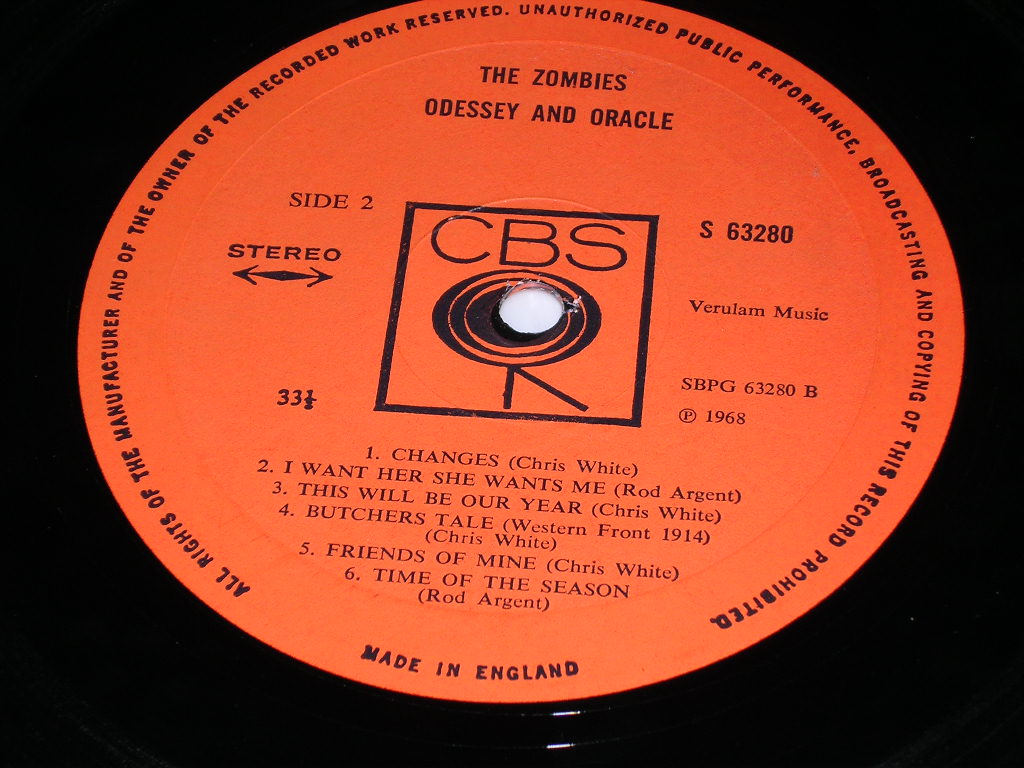画像: ZOMBIES - ODESSEY ORACLE / 1968 UK STEREO LP 