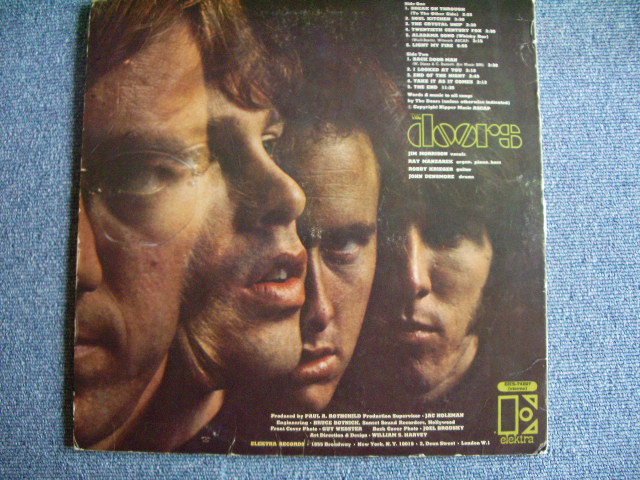 画像: THE DOORS - THE DOORS ( DEBUT ALBUM: Ex+/VG+++)   MONO STICKER ON FRONT )  /  1967 US ORIGINAL MONO Used LP 