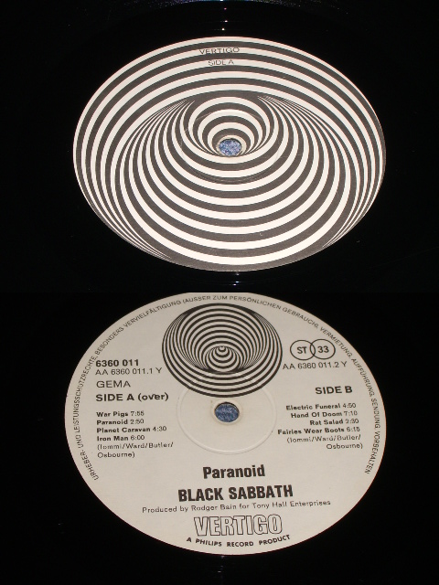 画像: BLACK SABBATH - PARANOID /  1970 WEST-GERMANY ORIGINAL LP 