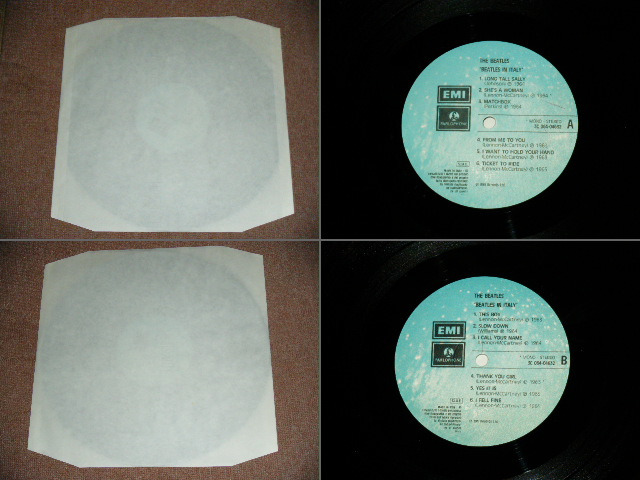 画像: THE BEATLES  -  THE BEATLES IN ITALY / 1980's ISSUED Version LIGHT BLUE Label  Used LP 