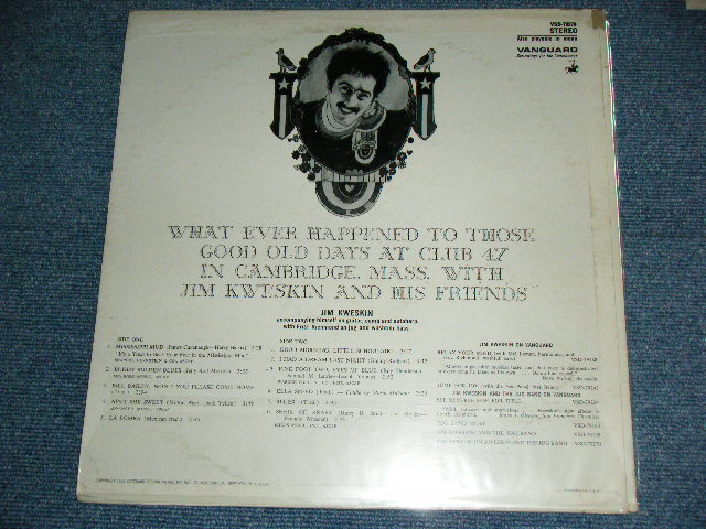 画像: JIM KWENSKIN and His Friends - WHAT EVER HAPPENED TO THOSE GOOD OLD DAYS AT CLUB FORTY SEVEN IN CAMBRIDGE MASSACHUSSETTS / 1968 US ORIGINAL White Label Promo Used STEREO LP 