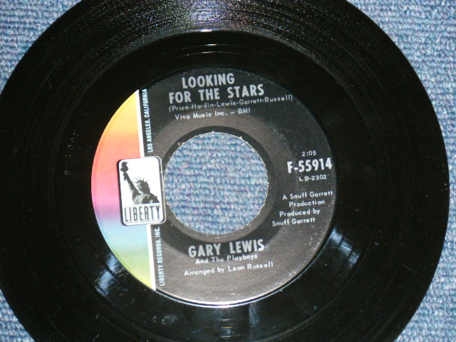 画像: GARY LEWIS & THE PLAYBOYS - PAINT ME A PICTURE ( Ex+/Ex+ )  /1966  US ORIGINAL 7"SINGLE + PICTURE SLEEVE 