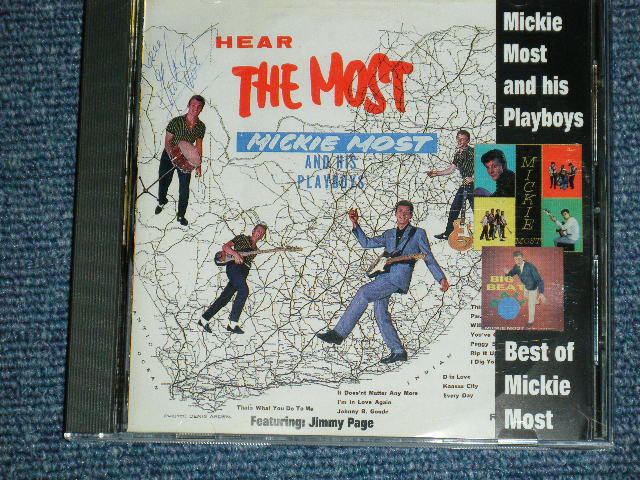 画像1: MICKIE MOST AND HIS PLAYBOYS 8 Featuring JIMMY PAGE ) - BEST OF : HEAR THE MOST  / 1998 GERMAN ORIGINAL Brand New CD Press CD Found Dead Stock 