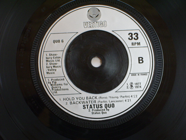 画像: STATUS QUO - ROCK N' ROLL  / 1980 FRENCH ORIGINAL 7"SINGLE With PS 