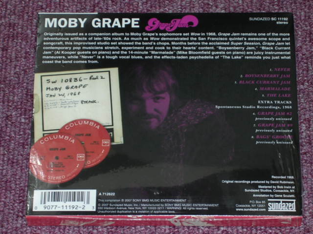 画像: MOBY GRAPE - GARPE JAM / US SEALED NEW CD   OUT-OF-PRINT NOW