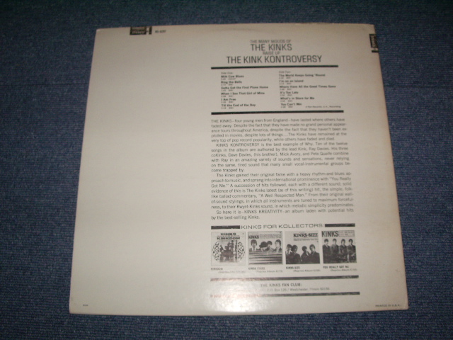 画像: THE KINKS - THE KINKS KONTROVERSY / 1966 US ORIGINAL STEREO  LP 