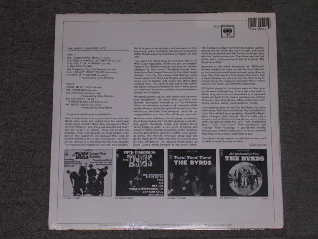 画像: THE BYRDS - THE BYRDS GREATEST HITS / 1980s? ORIGINAL Reissue Sealed  LP