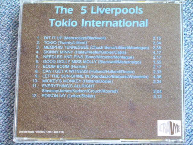 画像: FIVE LIVERPOOLS (LIVERPOOL FIVE) - TOKIO INTERNATIONAL(MINT/MINT)  / 2001JAPAN+EUROPE Used CD 