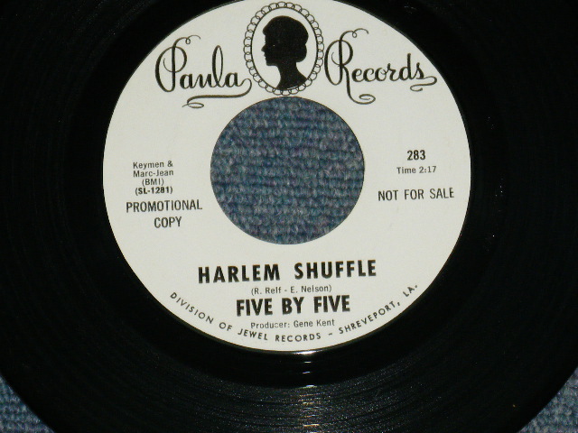 画像1: FIVE BY FIVE  - HARLEM SHUFFLE / 1967 US ORIGINAL WHITE LABEL PROMO 7" Single 