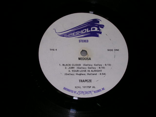 画像: TRAPEZE - MEDUSA :1st Press "White Label" (VG++/Ex++ EDSP) /  1971 US AMERICA ORIGINAL 1st Press "WHITE Label"  Used LP 