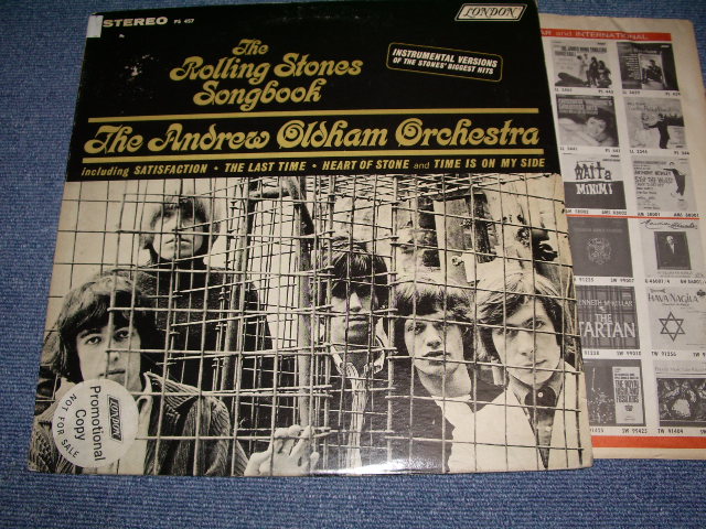 画像1: THE ANDREW OLDHAM ORCHESTRA - ROLLING STONES SONG BOOK ( MATRIX NUMBER : A) ZAL-7075-1/B) ZAL-7076-1) (Ex-/Ex+ )  /  1965 US AMERICA ORIGINAL STEREO Used LP