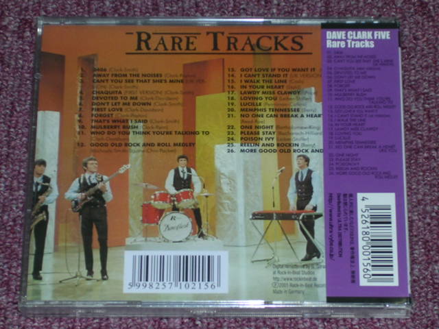 画像: DAVE CLARK FIVE, THE - RARE TRACKS / 2001 JAPAN  SEALED CD