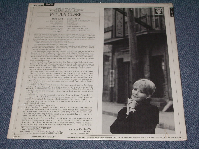 画像: PETULA CLARK - THESE ARE MY SONGS ( MINT-/MINT- Looks:Ex+++ ) / 1967 US AMERICA ORIGINAL "GOLD Label" Stereo LP