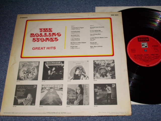画像: ROLLING STONES - GREATEST HITS  / EARLY 1970s  WEST GERMANY LP 