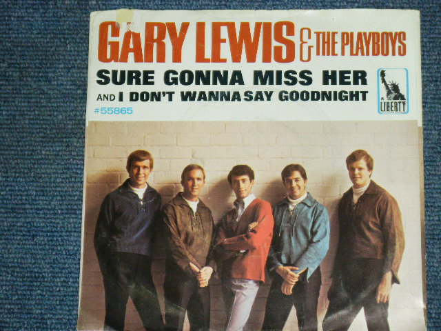 画像: GARY LEWIS & THE PLAYBOYS - SURE GONNA MISS HER ( Ex+/MINT- ) /1966  US ORIGINAL PROMO  7"SINGLE + PICTURE SLEEVE 
