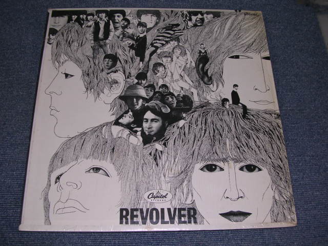 画像1: BEATLES - REVOLVER (Ex++/Ex+++) / 1966 US AMERICA ORIGINAL 1st Press "BLACK With RAINBOWRing/COLOR Band Label" STEREO Used LP beautiful 