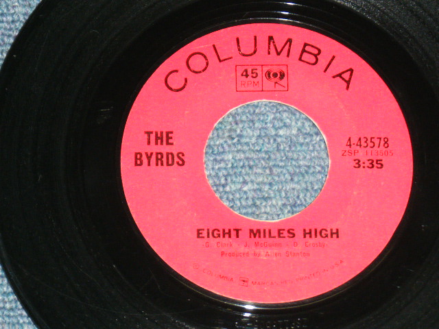 画像: THE BYRDS - EIGHT MILES HIGH / 1966 US ORIGINAL 7" Single  With PICTURE SLEEVE